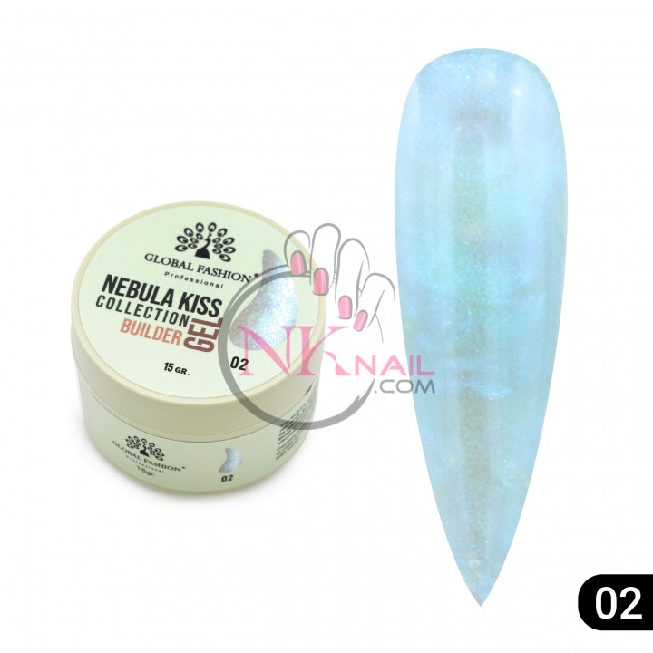 Гель Nebula Kiss Builder Gel, HEMA/TPO free 15мл, №02